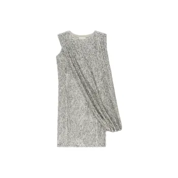 GIVENCHY SS23 Sleeveless Dress Women's Silver White