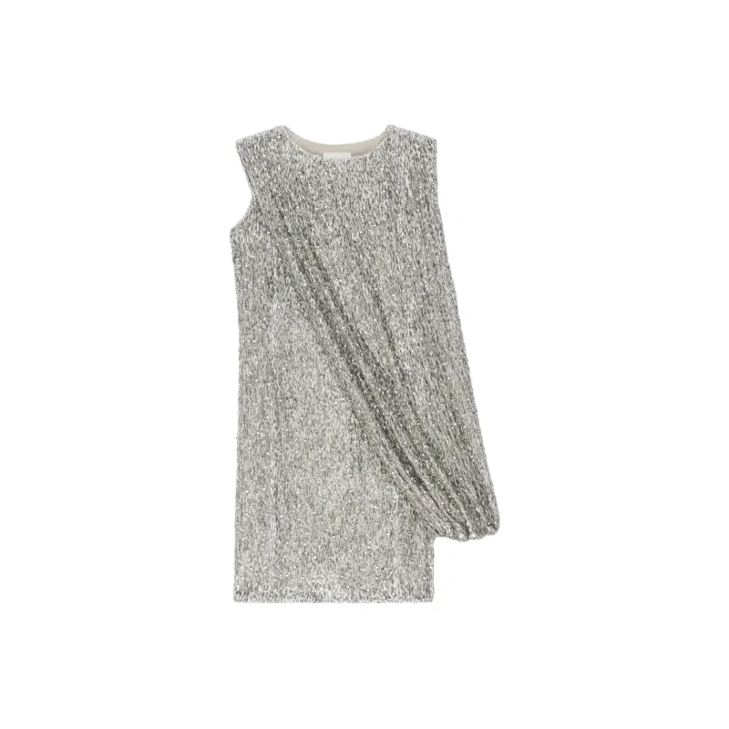 GIVENCHY SS23 Sleeveless Dress Women's Silver White-0
