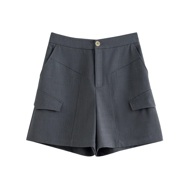 Initial Language Casual Shorts Women's-0