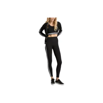 MICHAEL KORS Stretch Knit Logo Tape High-Waisted Leggings