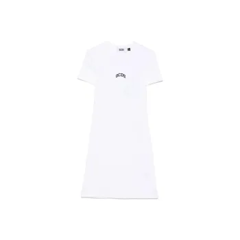 GCDS Logo embroidered Mini Dress