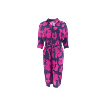 BESIONIA SS25 Short Sleeved Dress Women's Red Pattern