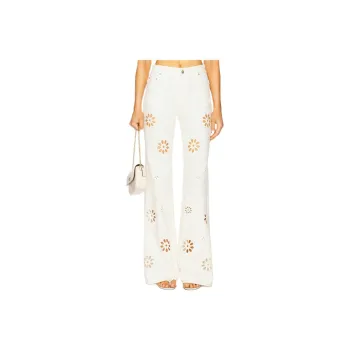 LOVESHACKFANCY Casual Pants Women's White