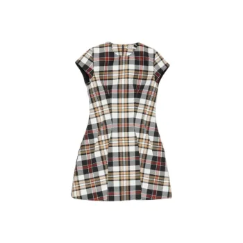 Acne Studios Runway Show Series SS25 Short Sleeved Dress Women's Multicolor