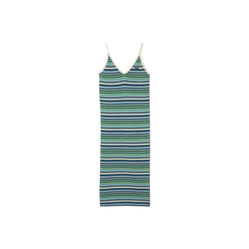 LACOSTE Striped Midi Dress