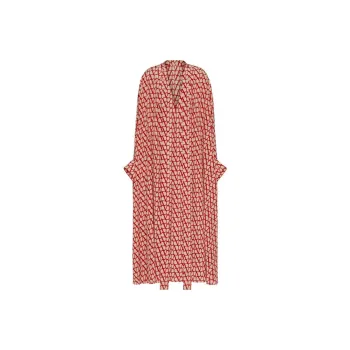 Valentino Long-Sleeved Dresses Women's Red
