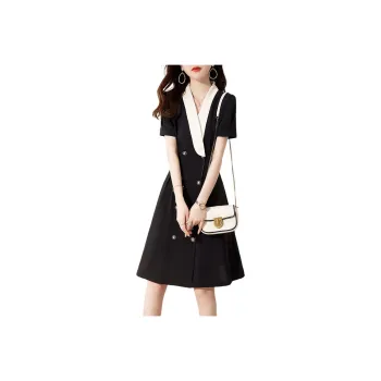 XWI Short Sleeved Dresses Women's Elegant Black