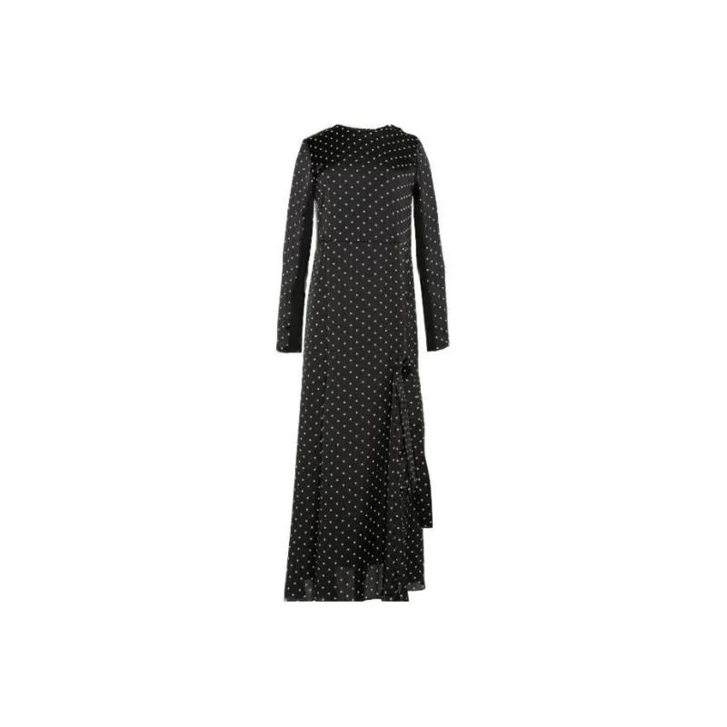 Sacai Long-Sleeved Dresses Women's Black-0