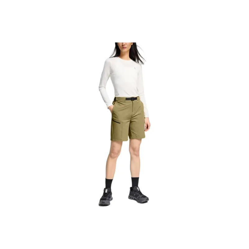 On Trek Short Casual Shorts Women's Dark Khaki-0