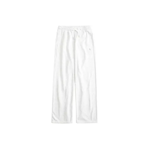 Abercrombie＆Fitch Knitted Sports Pants Women's Light White