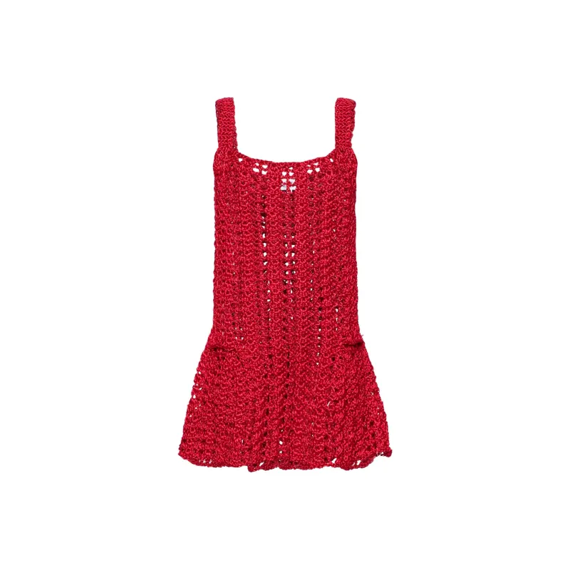 JW Anderson Chunky knit Peplum Minidress-0