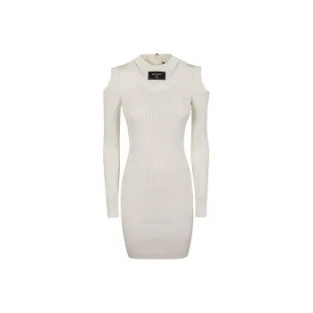 BALMAIN Slim Fit Knitted Dress