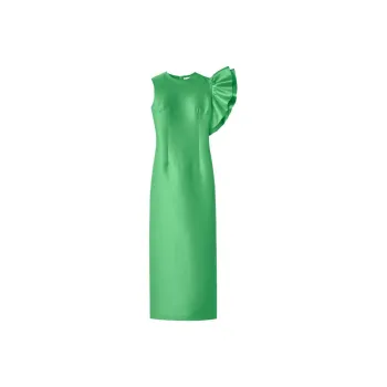 DESTREE Franz Ruffled detail Midi Dress