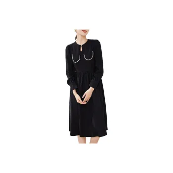 Itisf4 Long Sleeved Dress Women's Black
