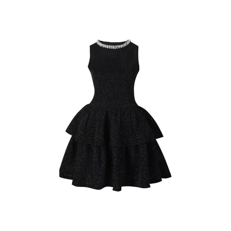 JOSR Sleeveless Dress Women's Black-0
