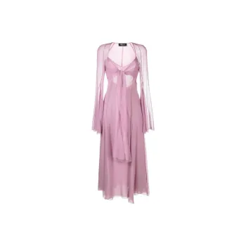 Blumarine Long-Sleeved Dresses Women's Pink