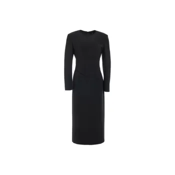 BESIONIA FW23 Long Sleeved Dresses Women's Black