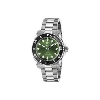 GUCCI Dive Collection Wrist Watch Automatic Mechanical Movement Stainless Steel Strap 40mm Green Dial Unisex