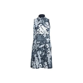 Adidas Sleeveless Dress Women's Gray