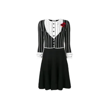 MOSCHINO Long Sleeved Dresses Women's Black