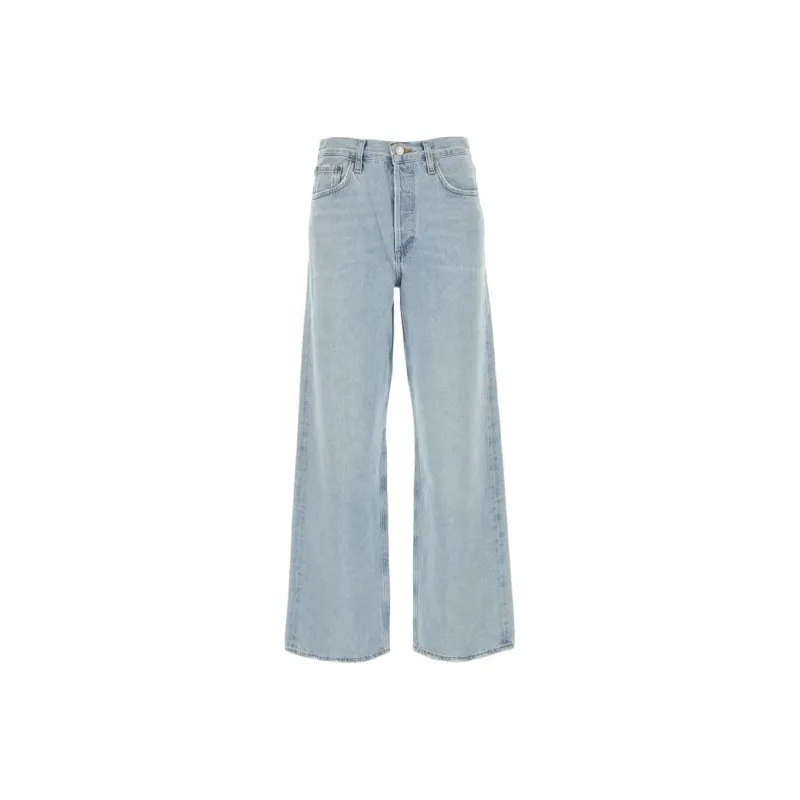 AGOLDE Low Slung Baggy Straight Leg Jeans-0