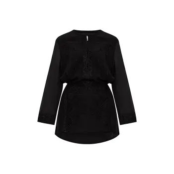 ISABEL MARANT Oaria Long Sleeved Mini Dress