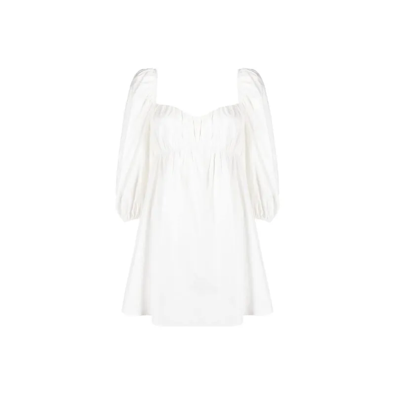 Reformation Long-Sleeved Dresses Women's White-0