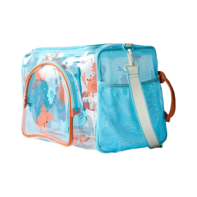 ZARA Thermoplastic Polyurethane Bowling Bag, Crossbody Bag Kids' Blue-2