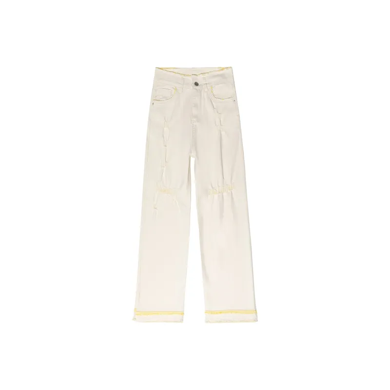 EOFO Jeans Women's Ivory-0
