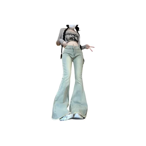FASTFISH Jeans Women's Blue