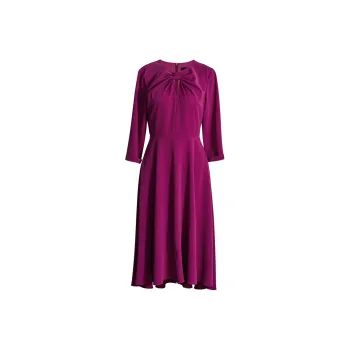 ROEYSHOUSE Long Sleeved Dresses Women's Rose Red
