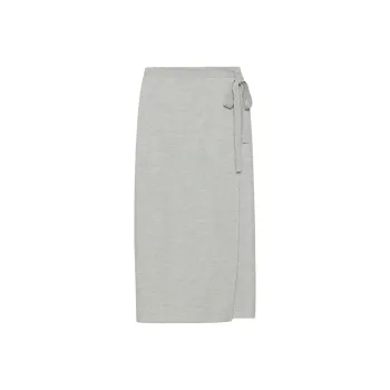ARITZIA The Group Knoll Merino Wool Skirt Knit Long Skirts Women's Heather Chrome