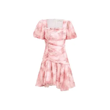 AUI Short Sleeved Dresses Women's Pink