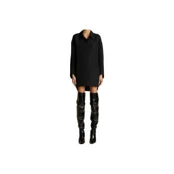 KHAITE The Kal Long Sleeved Shirt Dress