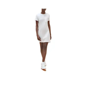 HERMES Short Sleeved Dresses Women's White