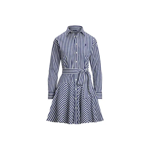 Ralph Lauren Striped Panelled Shirt Dress
