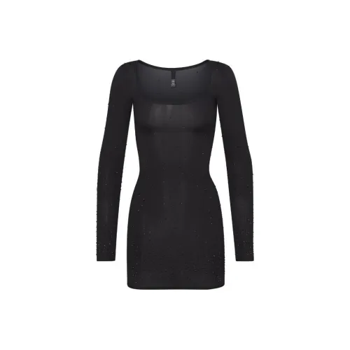 Skims Long Sleeved Dresses Women's Agate