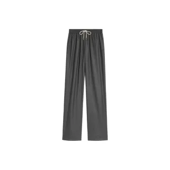 CELINE Knitted Sports Pants Women's Gray Black