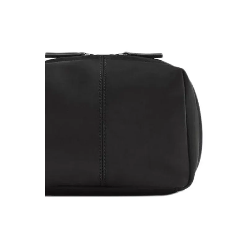 ZARA Polyamide Toiletry Clutch Makeup Bag Men's Black-3