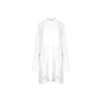 ISABEL MARANT FW23 Long Sleeved Dress Women's White