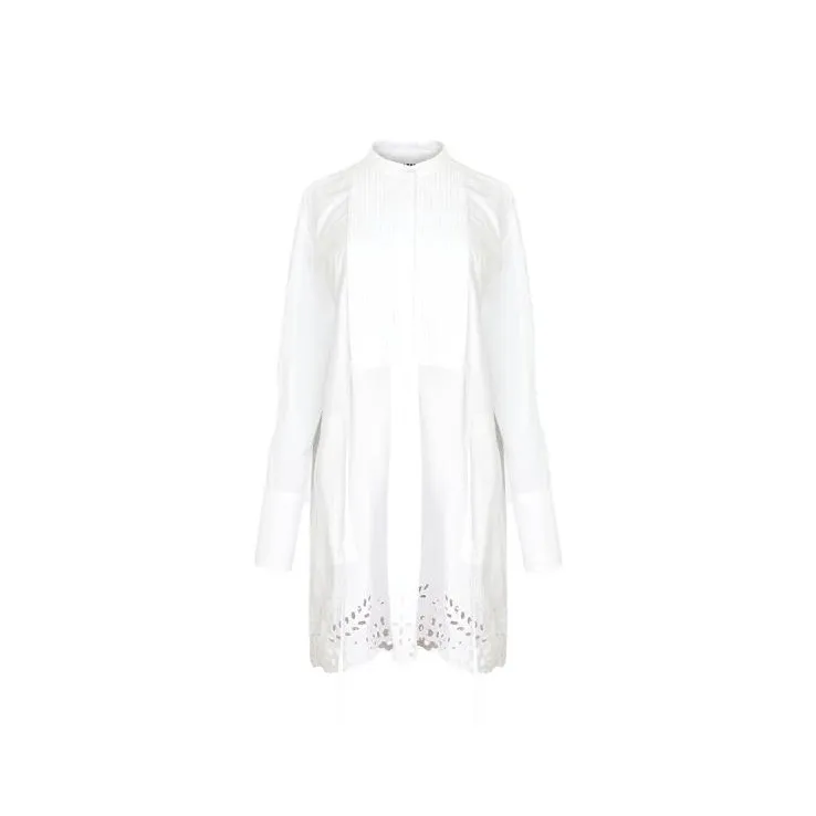 ISABEL MARANT FW23 Long Sleeved Dress Women's White-0
