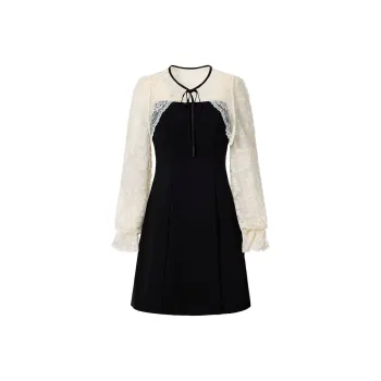 TAMMY TANGS Long Sleeved Dress Women's Black