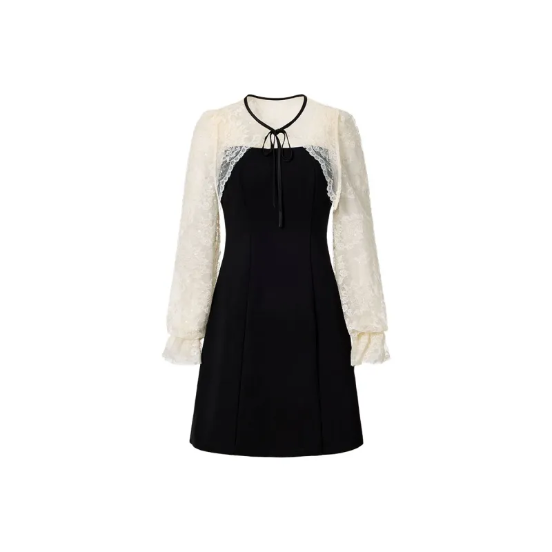 TAMMY TANGS Long Sleeved Dress Women's Black-0
