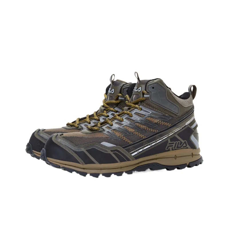 FILA Hail Storm 3 Mid Composite Toe Brown Yellow Yellow-1