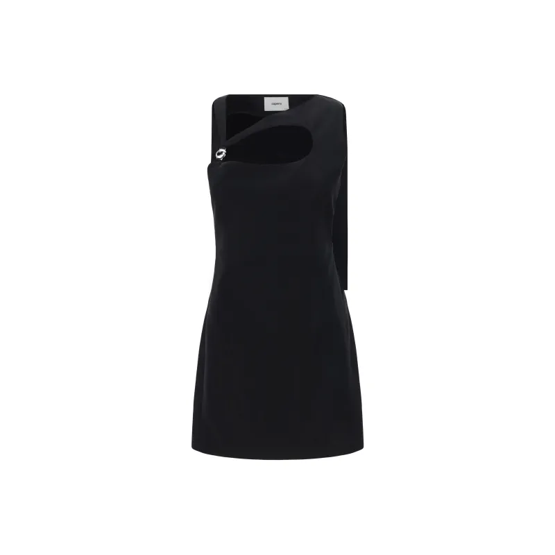 COPERNI Logo Plaque Cut Out Mini Dress-0