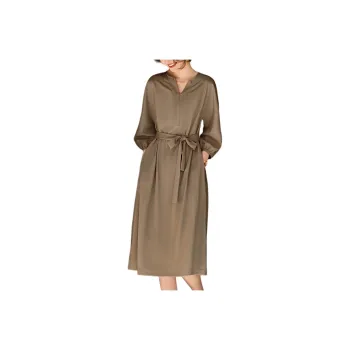 XWI Long Sleeved Dresses Women's Milk Tea Beige