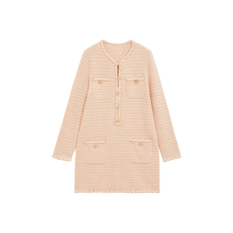 Bebe FW24 Long Sleeved Dresses Women's Light Orange-0