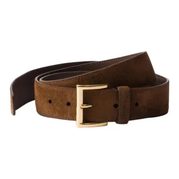 PRADA Buckled Suede Belt