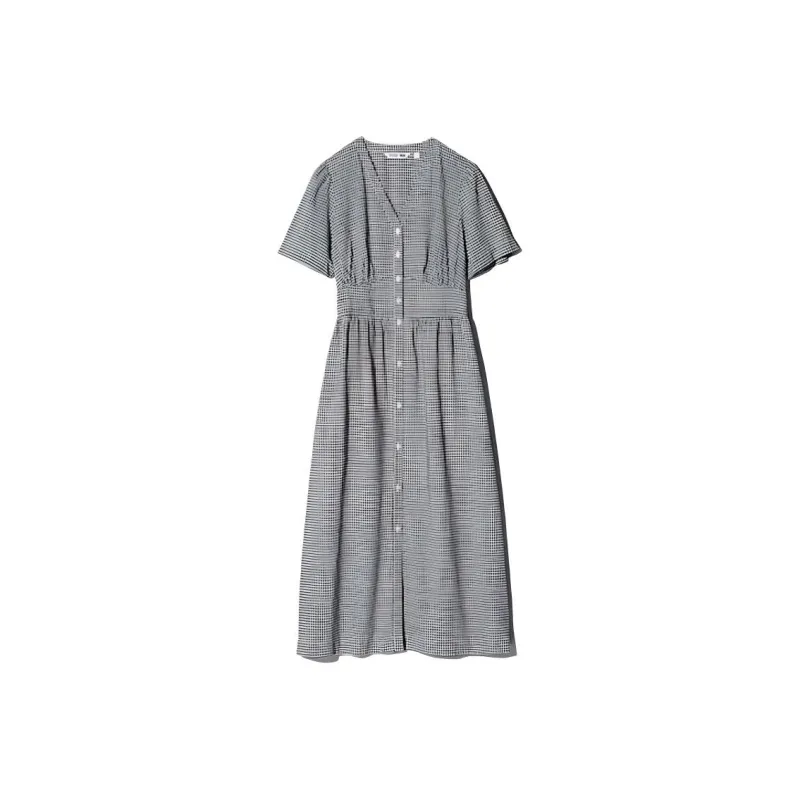 UNIQLO Comptoir Des Cotonniers Collaboration Short Sleeved Dresses Women's Black-0