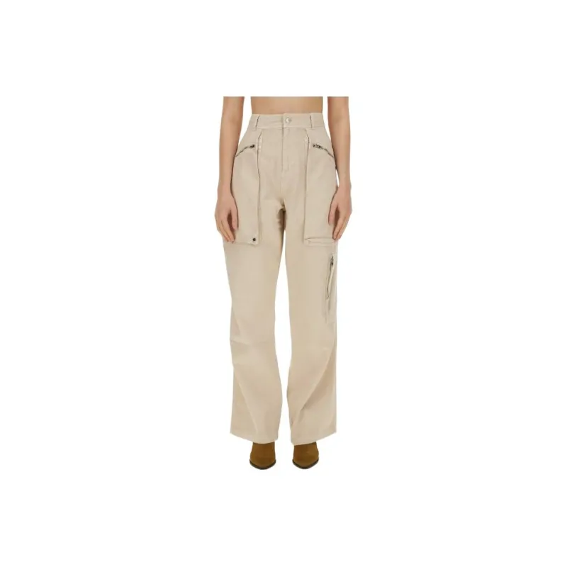 ISABEL MARANT ETOILE Cargo Pants Women's Light Umber-0